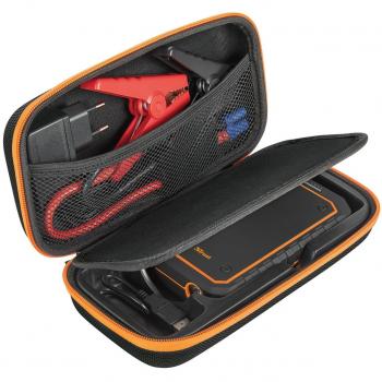 Trust Urban Powerbank - Batería externa de 10.000 mAh con juego de arranque de emergencia para coche