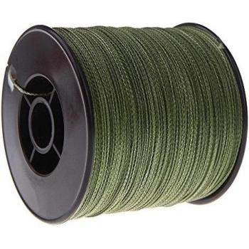 TOOGOO(R)300M 100LB 0.55mm Sedal linea de pesca Fuerte PE 4 filamentos trenzados -Verde