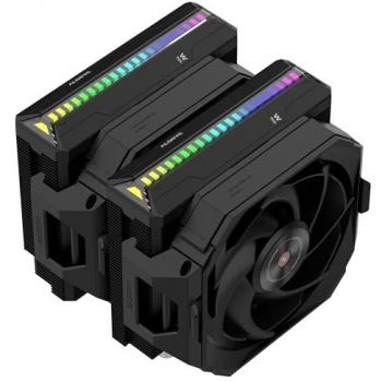 ALSEYE W700 Pro Dual Tower CPU Cooler with 7 Heat Pipes and ARGB Lighting for LGA1700/1200/2011/2066 AM5/AM4 (Black)