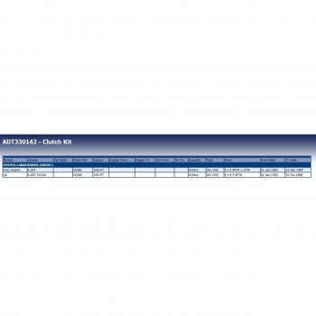 Kit de Embrague Blue Print ADT330142 con Grasa Sintética 300mm para Toyota