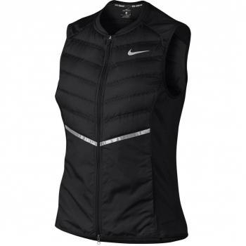 Nike W Nk Arolft Vest Chaleco, Mujer, Negro