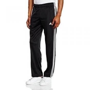 adidas ESS 3S TPant - Pantalón para hombre, color negro / blanco, talla XS