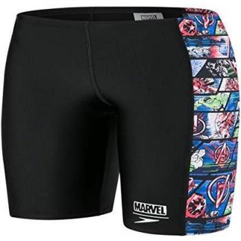 Bañador Speedo Aquashort Marvel Los Vengadores negro rojo azul niño - 32