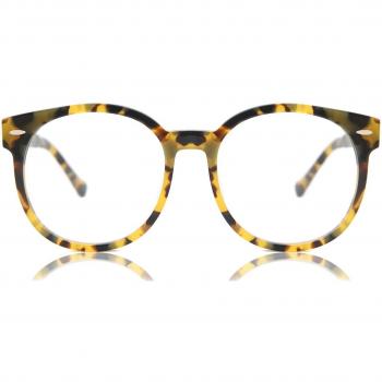Karen Walker Zhang KAO2027317 Men's Eyeglasses Tortoiseshell Size 53 - Frame Only - Blue Light Block Available