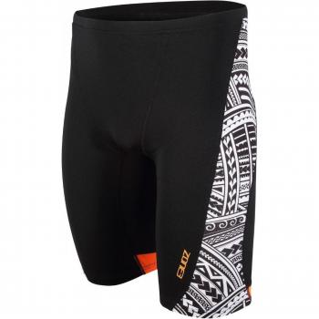 Bañador Zone3 Kona Speed Jammer negro blanco naranja, talla S