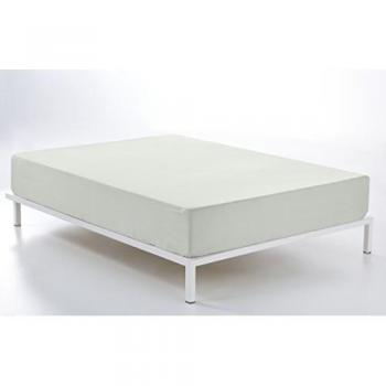 Bajera Ajustable 100% Algodón Peinado Color Hueso para Cama de 160 cm - Alto de 30 cm