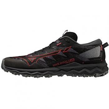 Zapatillas de Trail Running Mizuno Wave Daichi 7 GTX para Hombre, Color Negro (Black/Bittersweet/Iron Gate), Talla 40 EU