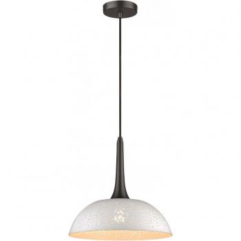 Lámpara colgante de techo tipo domo blanco CAMBRIDGE L30 E27