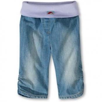 Sanetta - Pantalones para niña azul de 100% algodón Zutat: 92% algodón 8% elastano, talla: 68cm