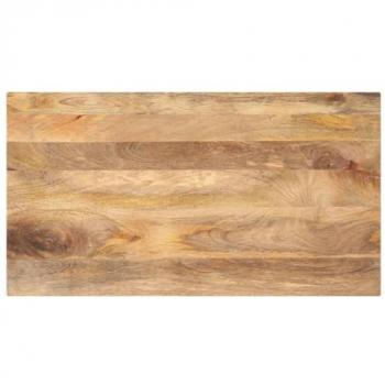 Tablero de mesa rectangular madera maciza mango 100x50x2,5 cm