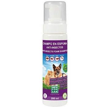 Men For San M0283 Anti-Insect Foam Shampoo for Dogs and Cats, 200 ml