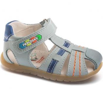 Sandalias cerradas de bebé niño de piel Pablosky