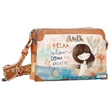 Anekke | Bandolera con bolsillos Mediterranean | Accesorios y Complementos para Mujer | Bolsos Mujer Medidas 24/16/8cm
