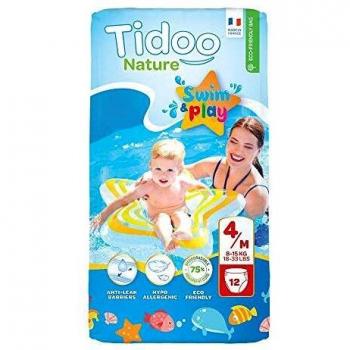 Tidoo 503990 - Swimmers pañales para el baño t4, 8 15kg, unisex