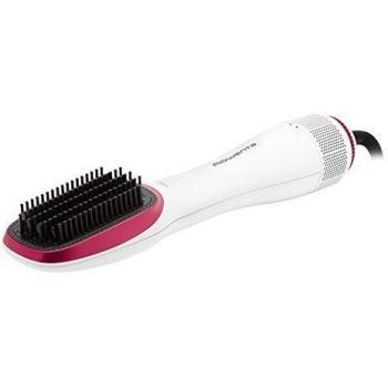 Rowenta Cepillo Alisador Express de Aire Caliente CF6220F0 con generador de Iones que reduce la electricidad estática y el encrespamiento. Función 2 en 1 alisa el cabello mientras lo seca.