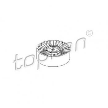 TOPRAN 100 327 Polea inversión/guía- correa poli V