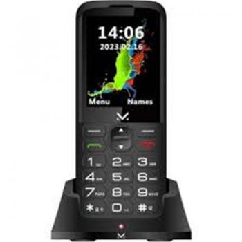 Teléfono Senior Majestic Sileno 29 Dual SIM 2.8 Pantalla a Color con Linterna LED y Botón SOS Negro