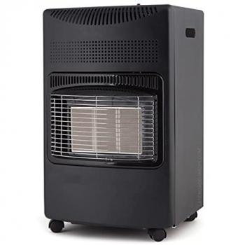 Pack 3 Estufas Cerámicas a Gas Orbegozo HCE73 - Potencia Máxima 4200W, Consumo Máximo 305g/h, Clase Energética A, Ruedas Pivotantes Multidirecc