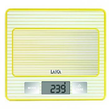 Laica KS1024AM - Balanza de cocina, 5 kg, color amarillo