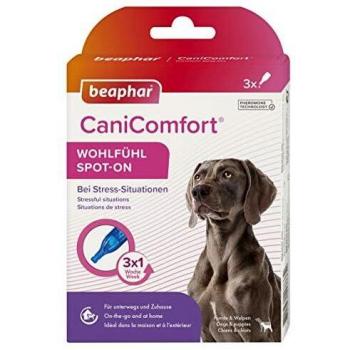 beaphar CaniComfort Spot-On pipeta antiestrés para perros - 3 pipetas de 1 ml
