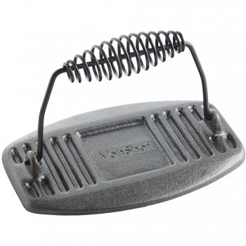 VonShef Pre-sazonado prensa de carne plana 8” X 5”