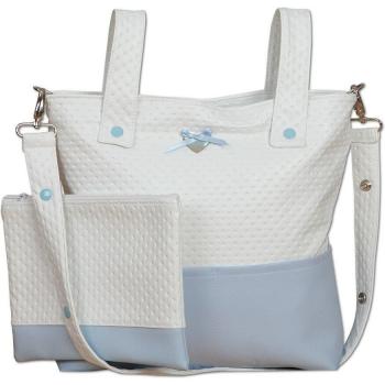 Bolso Panera Babyline Style Celeste con cambiador incluido