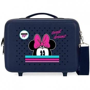 Disney Sweet Dreams Minnie Nececer Adaptable Azul 29x21x15 cms Poliéster