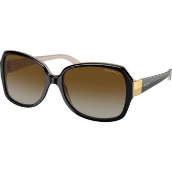 Ralph by Ralph Lauren RA5138 Polarized 6123T3 Women’s Sunglasses Black Size 58