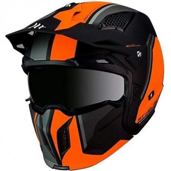 MT HELMETS STREETFIGHTER SV TWIN C4 MATT FLUOR ORA S