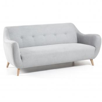 Kavehome Sofá Orby, Gris Claro