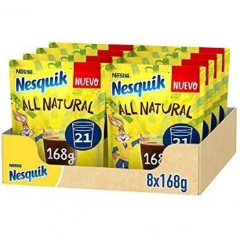 Nestlé Nesquik All Natural cacao soluble instantáneo - 8 x 168g