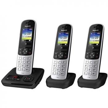 Panasonic KX-TGH723 Teléfono DECT Identificador de llamadas Negro