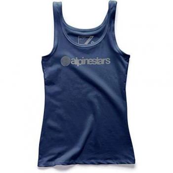 Alpinestars Camiseta de Tirantes para Mujer, Azul Marino, XL