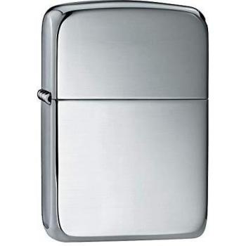ZIPPO Mechero - Silver Polished 1941 Replica