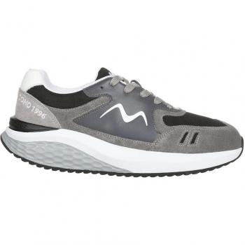 MBT Soho 1996 Women's Low-Top Sneakers - Black/Grey Suede & Nylon with Sensor Technology
