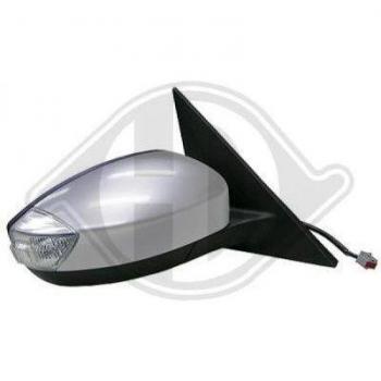 Espejo retrovisor DIEDERICHS 1485424 con diseño específico para vehículos, alta calidad de reflejo, fácil instalación, ajuste manual y acabado en negro