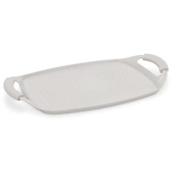 Placa de Parrilla Antiadherente de Titanio 47 cm Colección Sahara con Asas para Horno e Inducción
