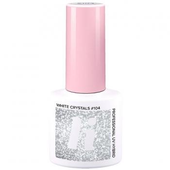 Esmalte Semipermanente HI Hybrid 5ml - 104 Cristales Blancos