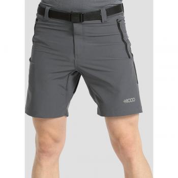 Bermuda de hombre Merlo +8000 para senderismo y trekking, color antracita