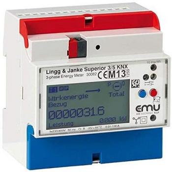 Contador de energía superior KNX REG 3 P EZ-EMU-WSUP-D-REG-FW