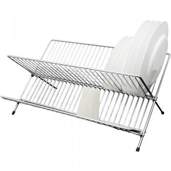 Protenrop cromo - 2 Tier Pate accesorio de cocina escurridor de secado Rack 48 x 33 x 20 cm