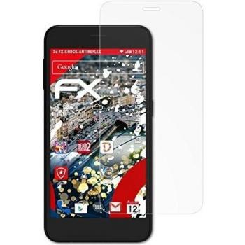 3 x atFoliX Anti-Choque Lámina Protectora de Pantalla Archos 50 Power Antichoque Película Protectora - FX-Shock-Antireflex