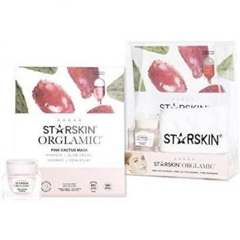 Set de Regalo Starskin Orgamlic® con Crema Hidratante en Formato Viaje, Mascarilla Facial y Diadema de Algodón