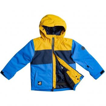 Chaqueta para nieve Quiksilver Groomer infantil azul amarillo negro