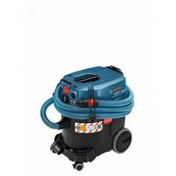 Bosch GAS 35 M AFC Professional Aspirador en Húmedo/Seco 1380W, Capacidad de 35 Litros, Negro/Azul