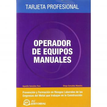 Operador de equipos manuales: Tarjeta profesional Metal - Construcción