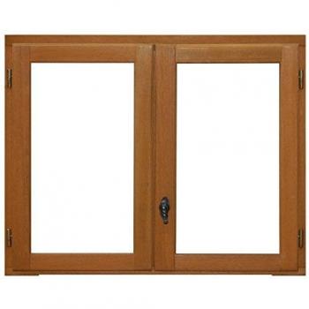 Ventana de Madera Exótica de 2 Hojas 60 x 90 cm (sin manilla)