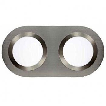Plafon 36w 4000k Seneca Niquel 2520lm Oval 60x30