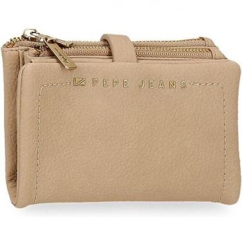 Pepe Jeans Diane Cartera para Mujer con Monedero Extraíble en Color Beige Taupe