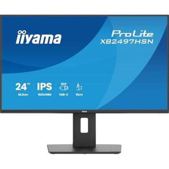 Monitor iiyama ProLite XB2497HSN-B1 23,8 Full HD 100Hz IPS USB-C Altura Ajustable 1ms